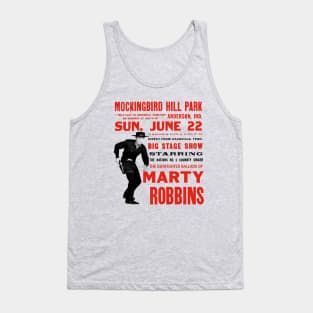 Marty Robbins Concert Poster Tank Top